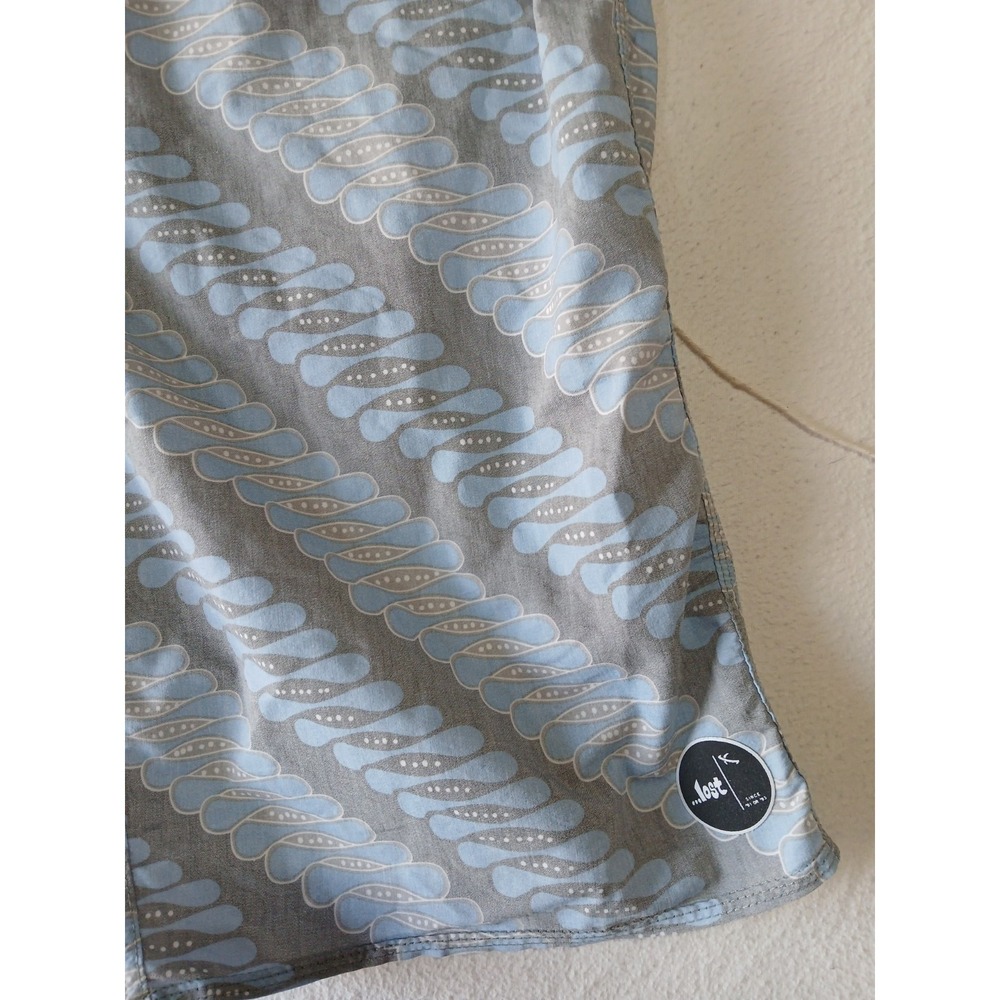 Lost Mens Board Shorts Small with Drawstring and Zipper Pocket sz 30 - Picture 2 of 8